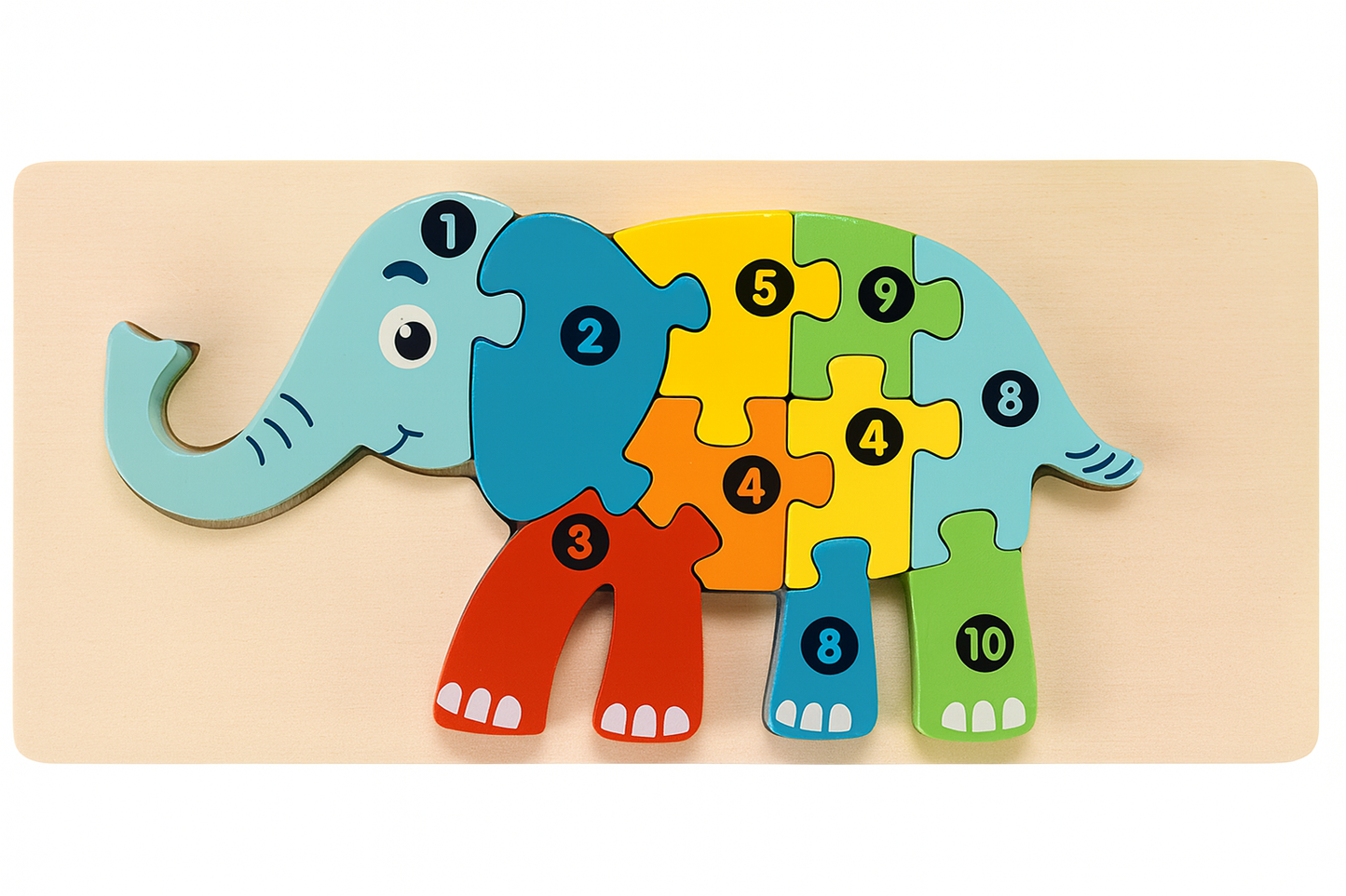 Dino & Vänner – Montessori 3D Pussel