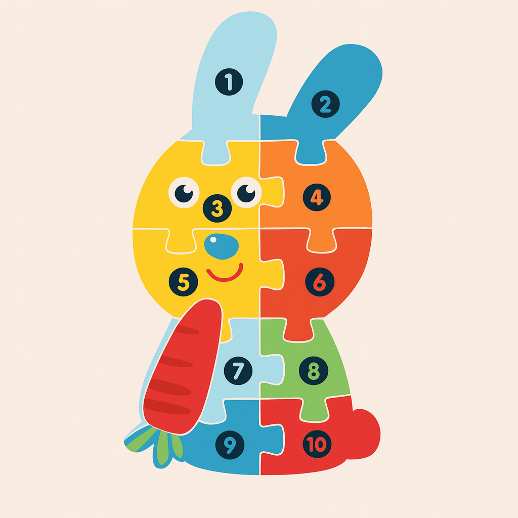 Dino & Vänner – Montessori 3D Pussel