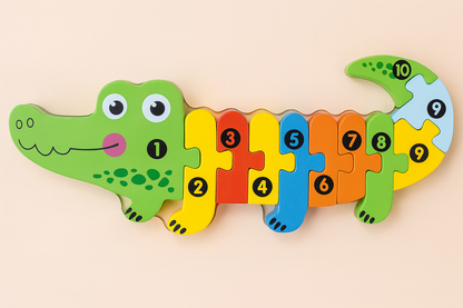 Dino & Vänner – Montessori 3D Pussel