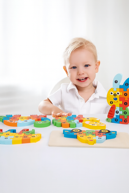 Dino & Vänner – Montessori 3D Pussel