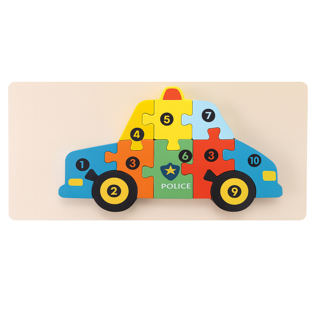 Dino & Vänner – Montessori 3D Pussel