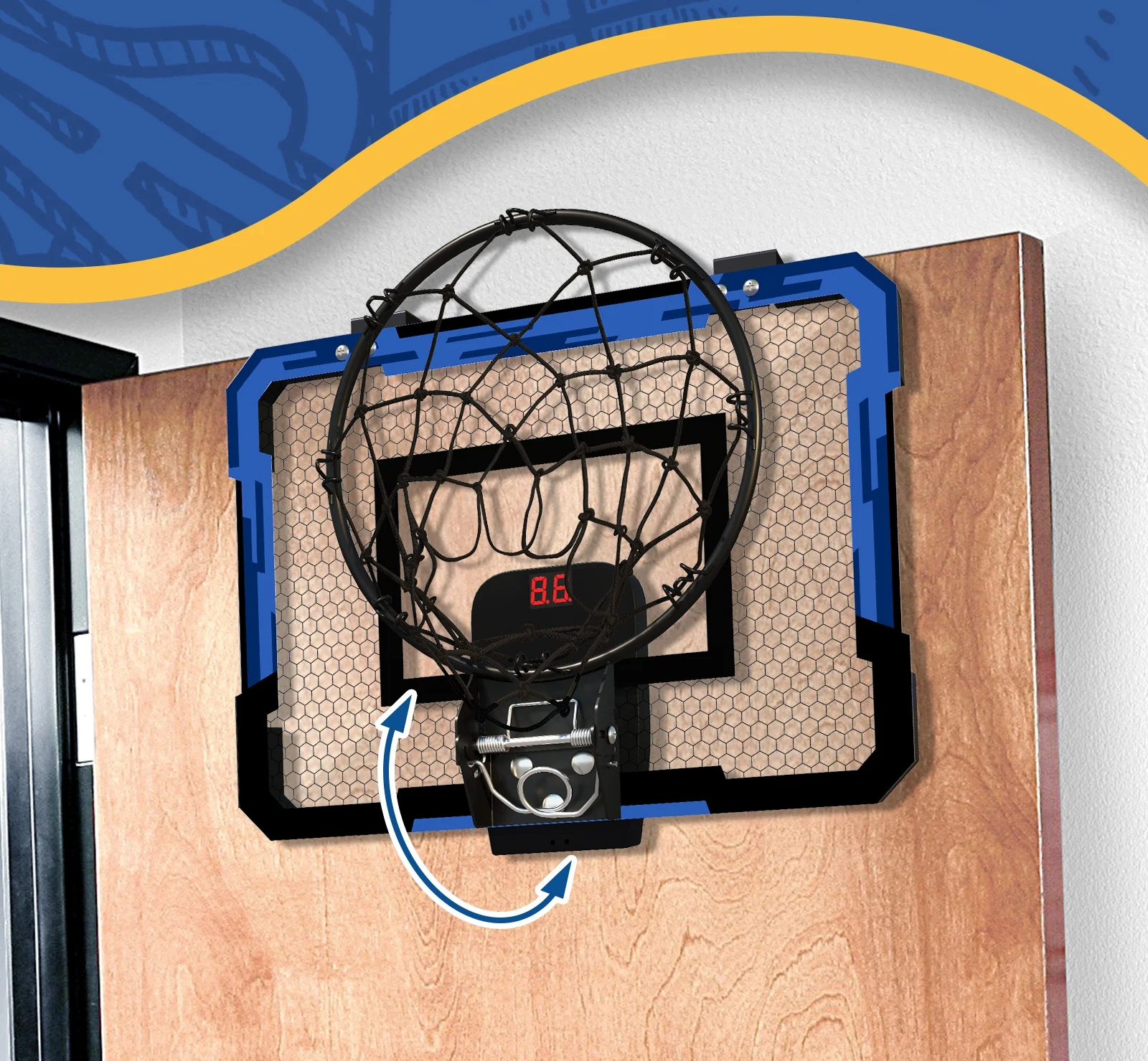 Basketkorg med Resultattavla